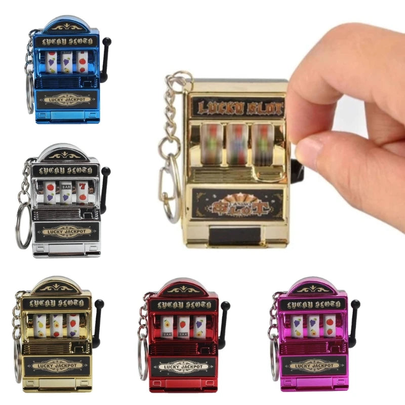 Mini Slot Machine - Casino Lucky Charm Pendant