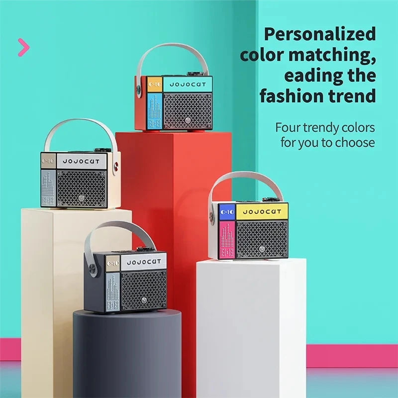 Retro Radio Style Mini Wireless Speaker