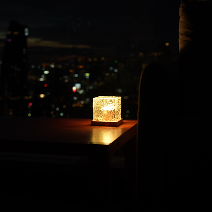 Crystal Ripple Night Lamp