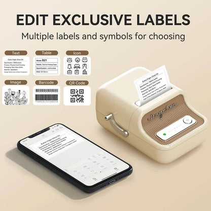 Minimal Compact No-Ink Sticker Printer