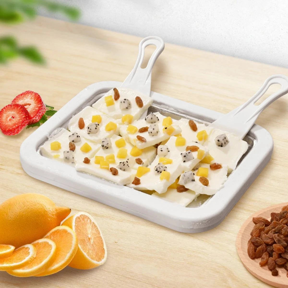 Multifunctional Ice Cream Maker Pan