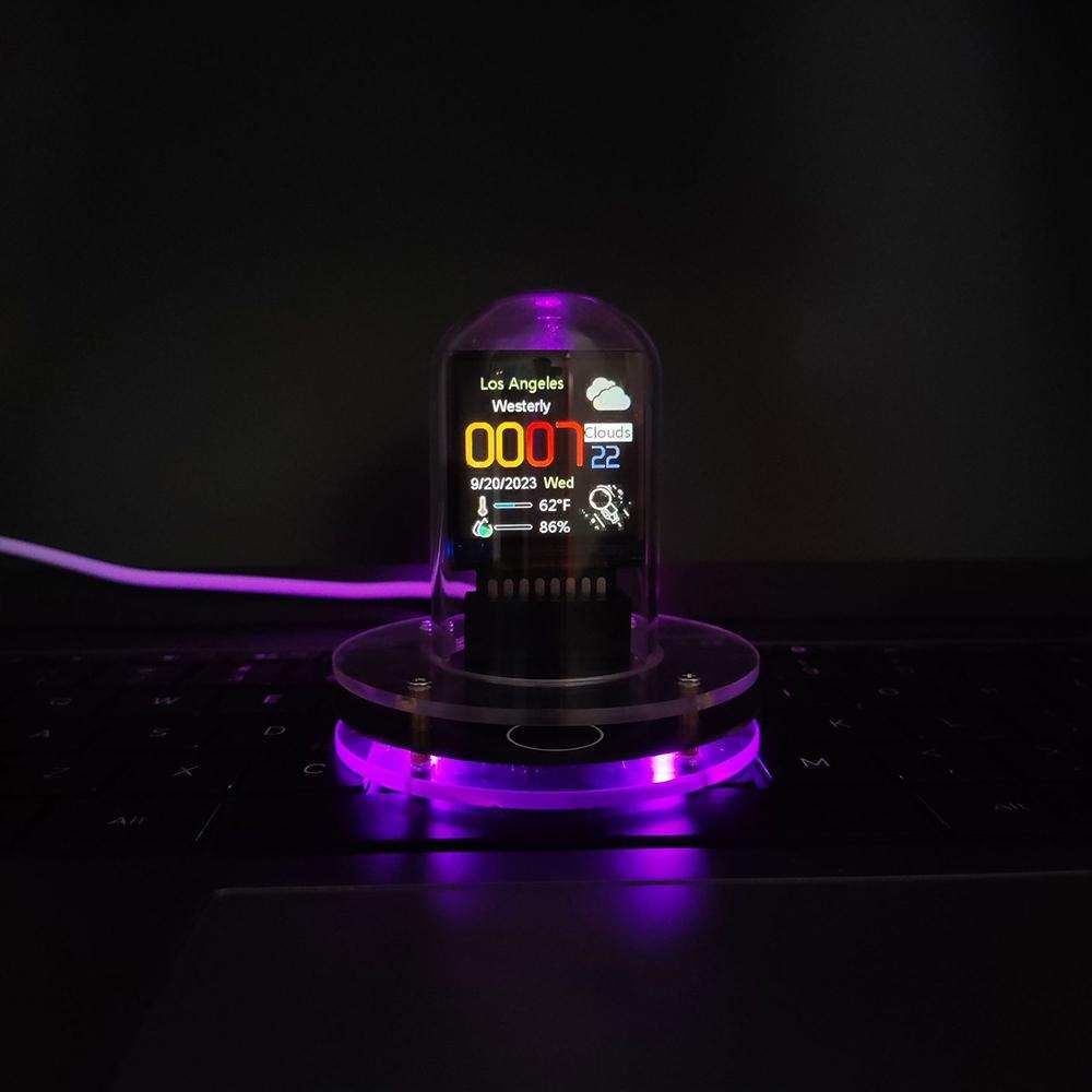 Multi Function Cyber Tube Smart Clock